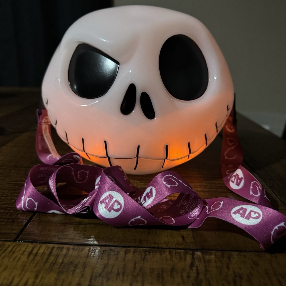 Jack Skellington Nightmare Before Christmas Disneyland Popcorn Bucket AP Holder